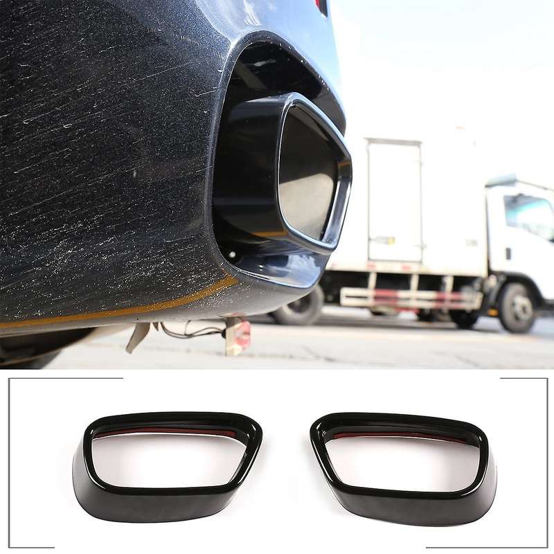 for - X5 F15 2014-2018,X6 F16 2015-2019,Stainless Steel Tail Throat Car Exhaust Pipe Cover (for M Sp