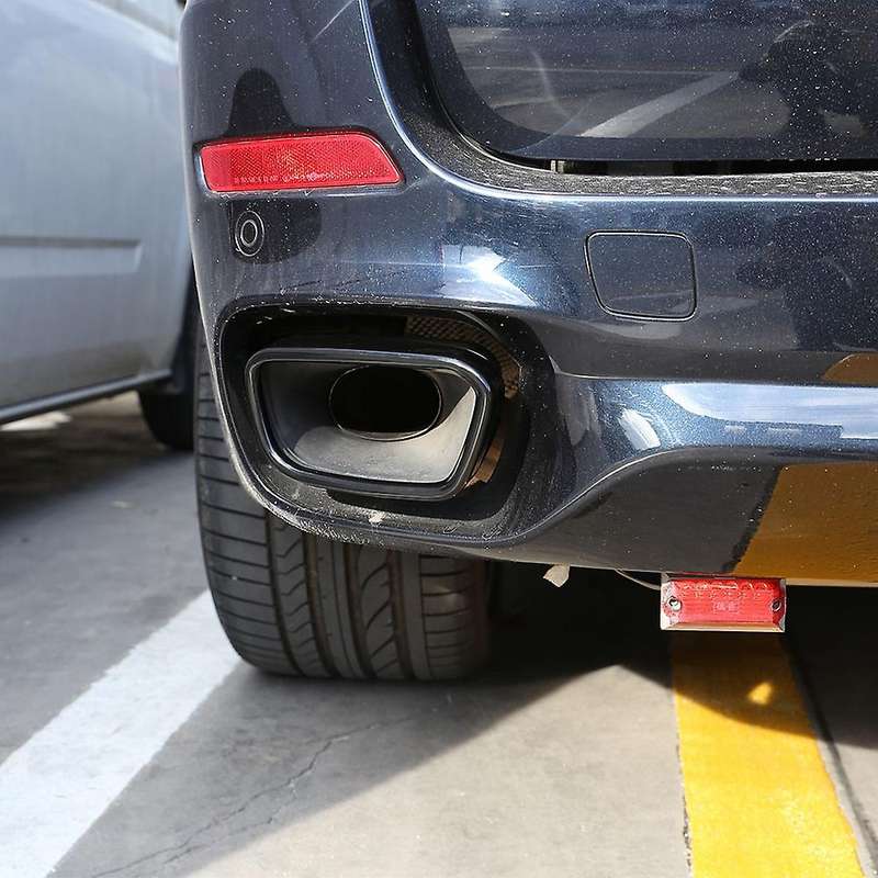 for - X5 F15 2014-2018,X6 F16 2015-2019,Stainless Steel Tail Throat Car Exhaust Pipe Cover (for M Sp