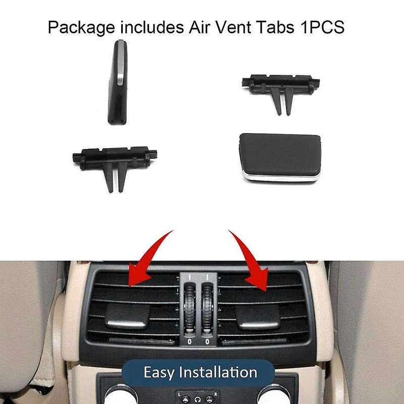 for  X5/X6 Vent Outlet Tab , Rear Row Grille Clips for  X5 E70 2006-2012, X6 E71 2008-2013