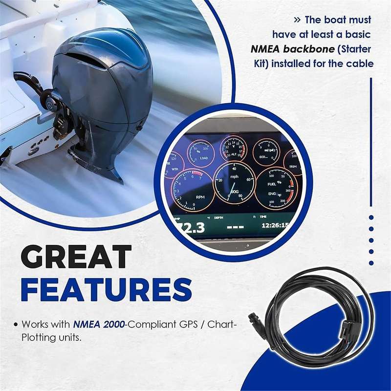 for & 000-0120-37 Engine Interface Cable Nmea 2000 7m & T