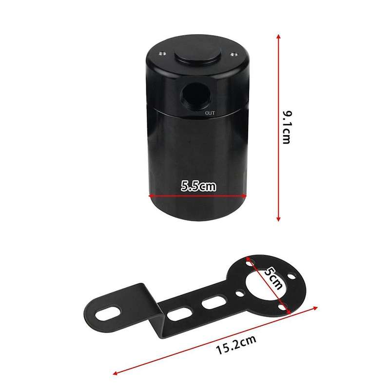 for / 1500 5.3L 2014-2018 Oil Catch Can Kits Air Oil Separator 3.0 Driver Side