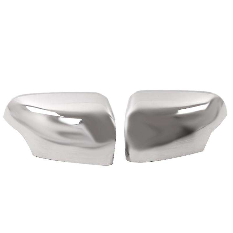 for / Everest 2012-2020 ABS Chrome Rear View Mirror Housing Cover Cap -Side Door Mirror Cover