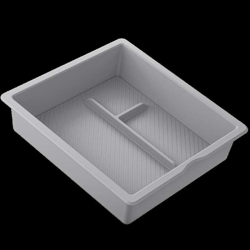 for + New Model3 Center Console Storage Box Organizer Interior Accessories Pvc Grey