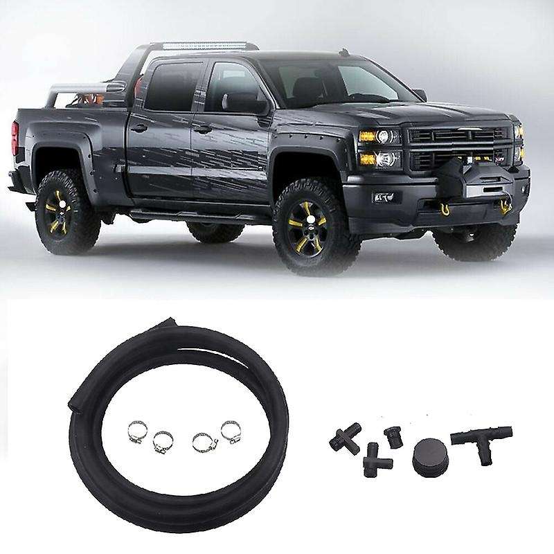 for 04.5-10 6.6 6.6L crude oil Engine LBZ LMM PCV Reroute Kit with Resonator Plug
