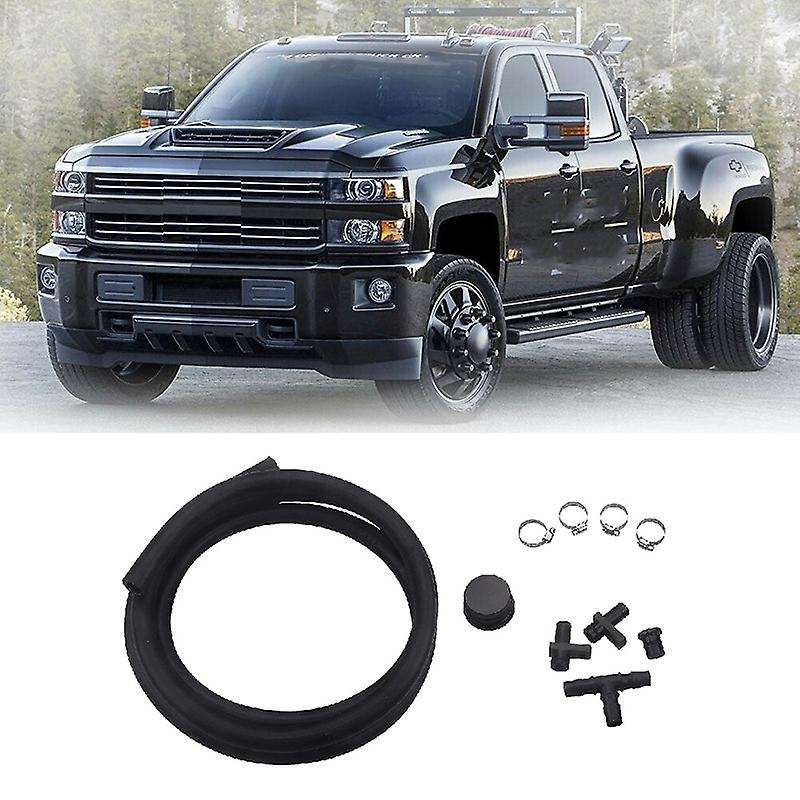 for 04.5-10 6.6 6.6L crude oil Engine LBZ LMM PCV Reroute Kit with Resonator Plug