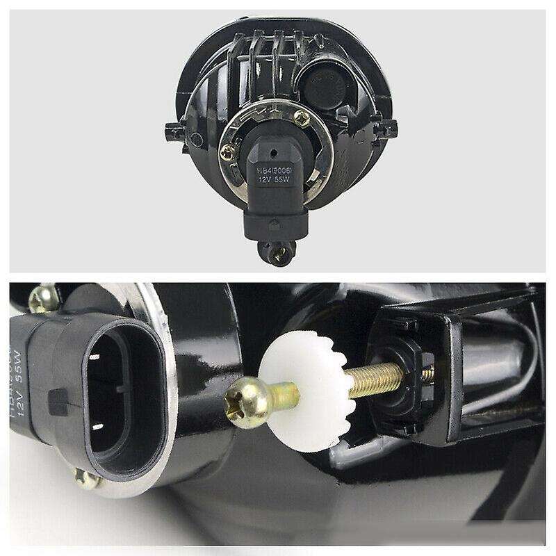 for 03-08 Clear Fog Lights Bumper Lamps+9006 Bulbs