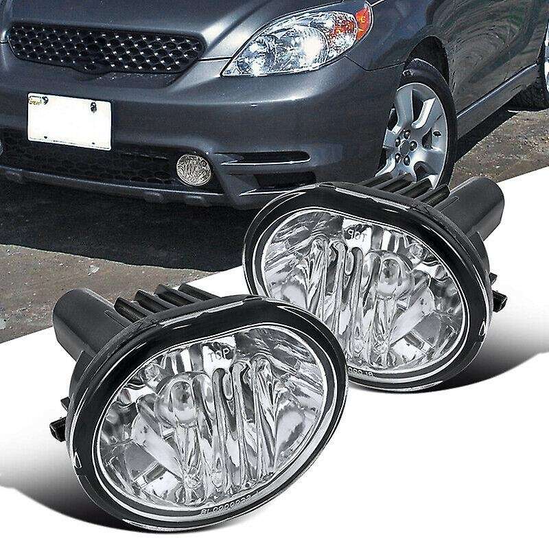 for 03-08 Clear Fog Lights Bumper Lamps+9006 Bulbs