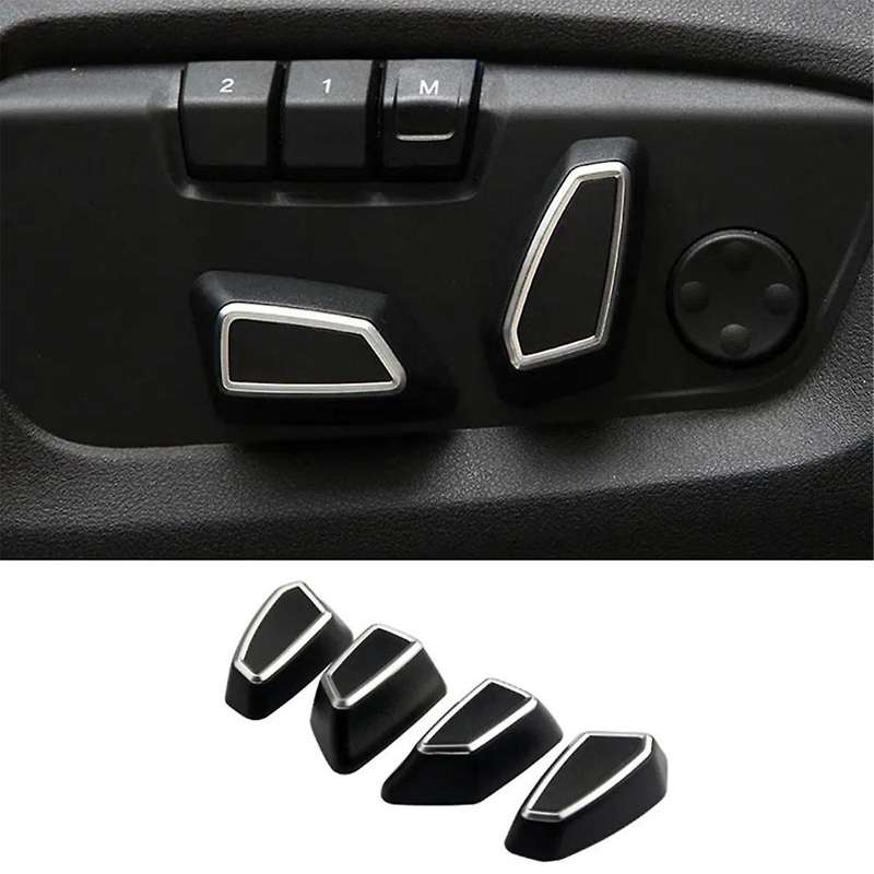 for 1 3 4 5 Series X3 X5 X6 F20 F30 F36 F46 F10 F25 F15 Car Seat Adjustment Button Cover Trim Acces