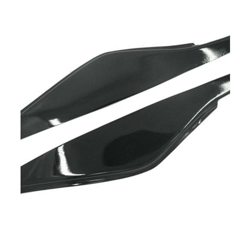 for 07-13 Mondeo Zaru Mk4 Gloss Black Resin Headlight Trim Strip Gloss Black