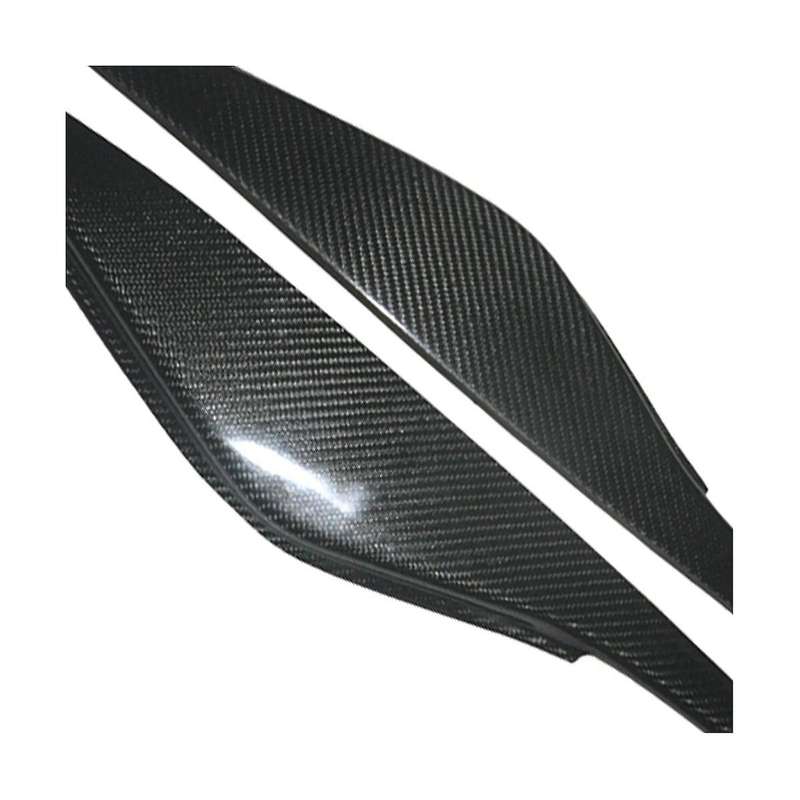 for 07-13 Mondeo Zaru Mk4 Gloss Black Resin Headlight Trim Strip Gloss Black