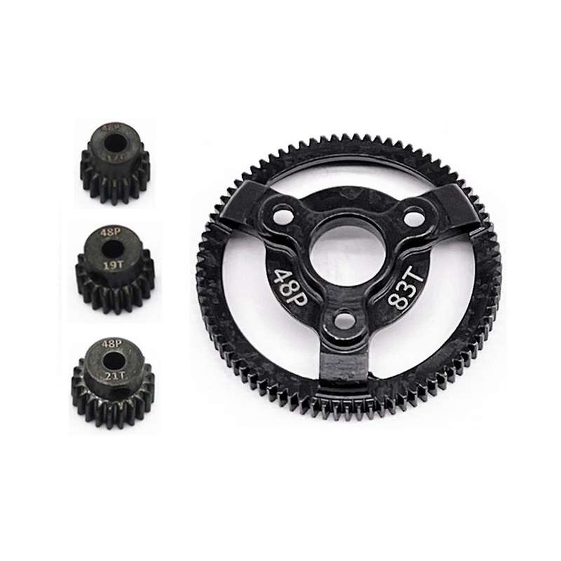 for 1/10 2wd -58064-2 to Climbing Car Special Rigid Teeth, 83t+19t+20t+21t Kit
