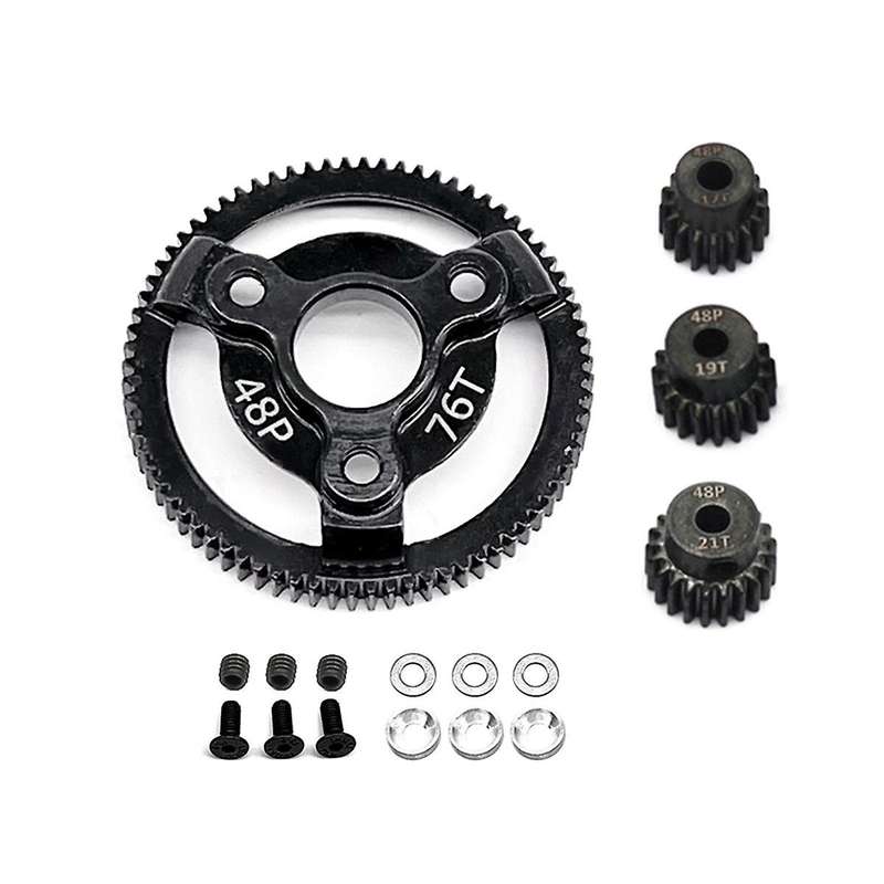 for 1/10 2wd -58064-2 to Climbing Car Special Rigid Teeth, 76t+19t+20t+21t Kit