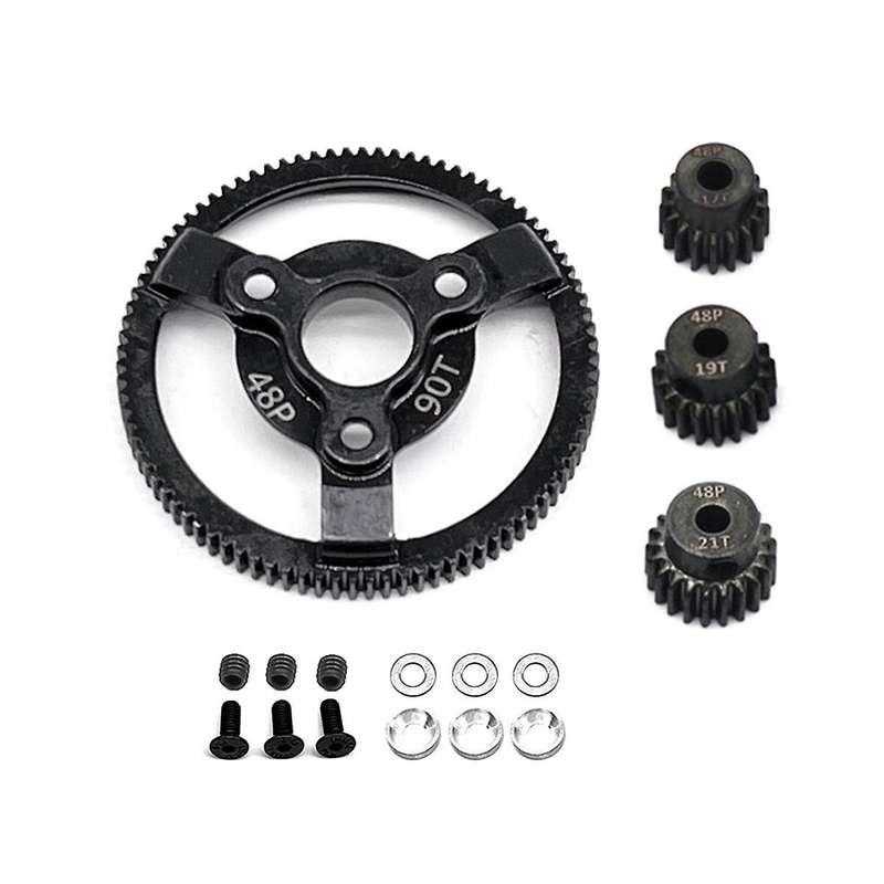 for 1/10 2wd -58064-2 to Climbing Car Special Rigid Teeth, 90t+19t+20t+21t Kit