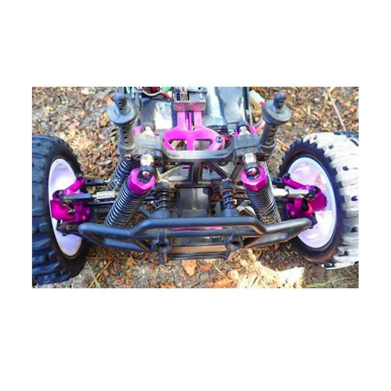 for 1/10 94123 94111 Parts 102010 102011 102012 Ball Bearing Aluminum Alloy Steering Hub Mount Set