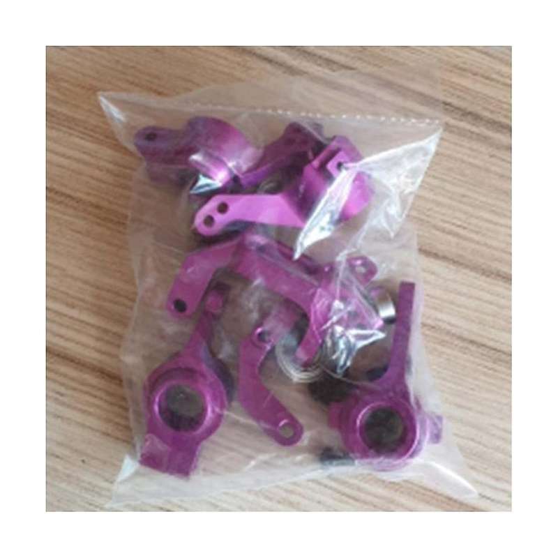 for 1/10 94123 94111 Parts 102010 102011 102012 Ball Bearing Aluminum Alloy Steering Hub Mount Set