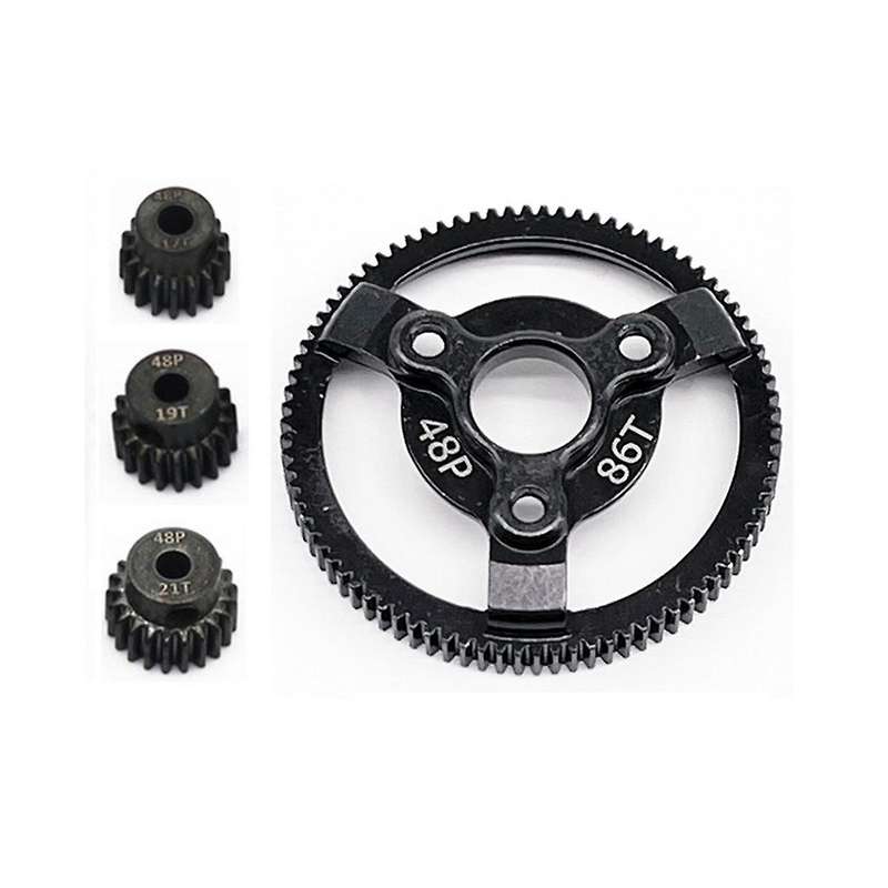 for 1/10 2wd -58064-2 to Climbing Car Special Rigid Teeth, 86t+19t+20t+21t Kit