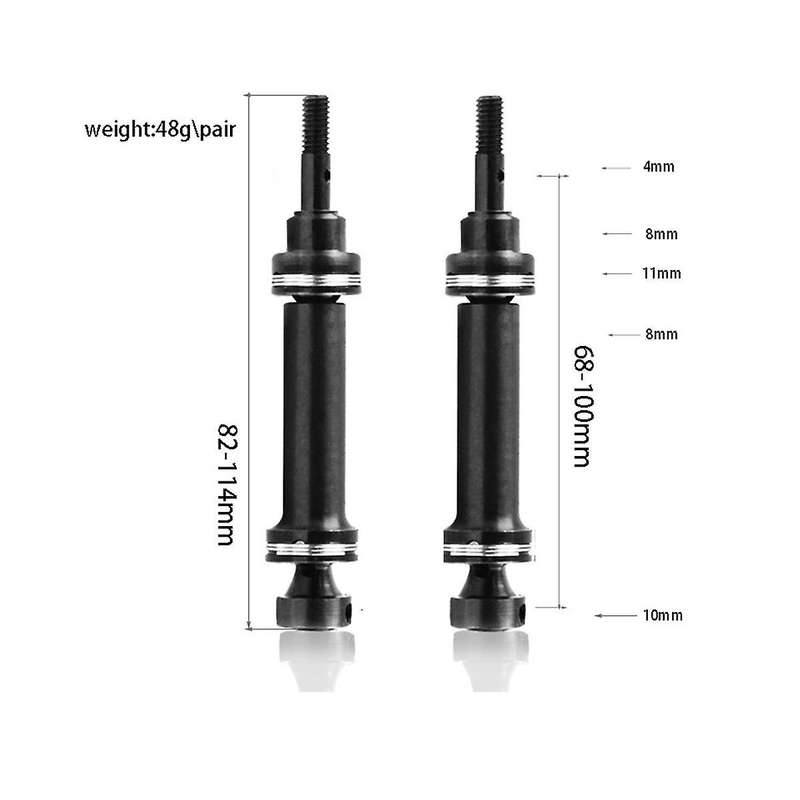 for 1/16 Mini Slash Front and Rear Cvd Transmission Shaft, Modified and Upgraded Accessories.