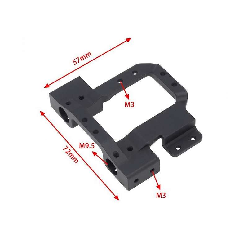 for 1/10 Redcat Gen8 Scout Ii Metal Servo Relocation Of Steering Beam Of Front Bumper Mounting Chas