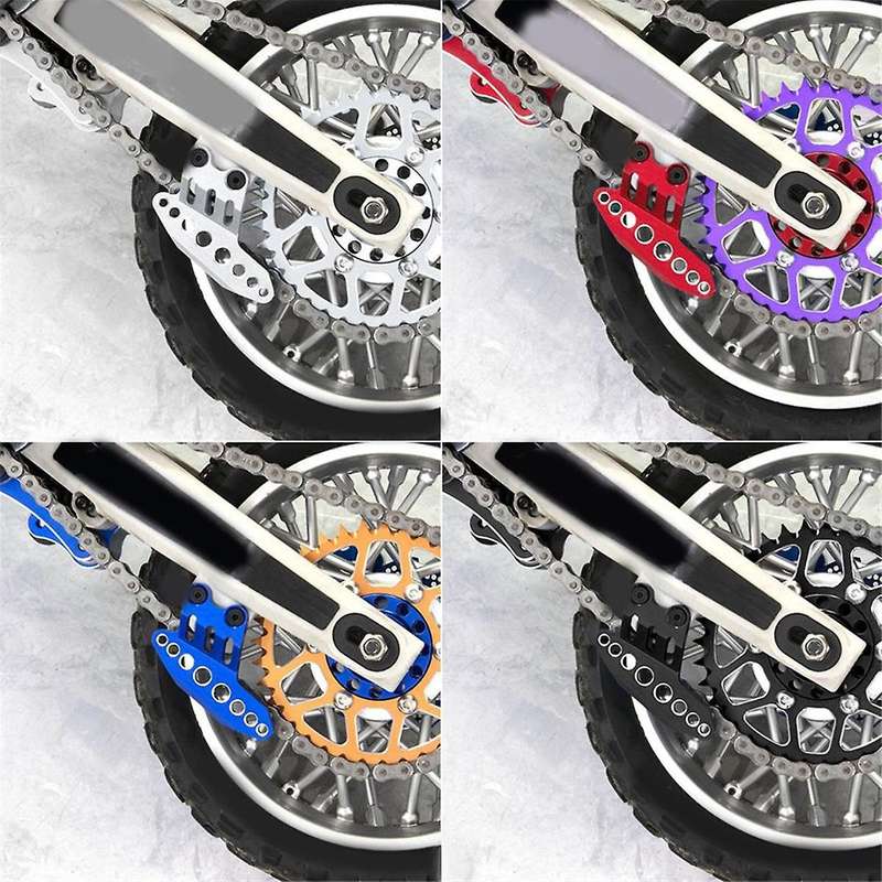for 1/4 Promoto-MX Remote-Controlled Motorcycle Front Gear 10T Rear Gear 36T Chain Accessory