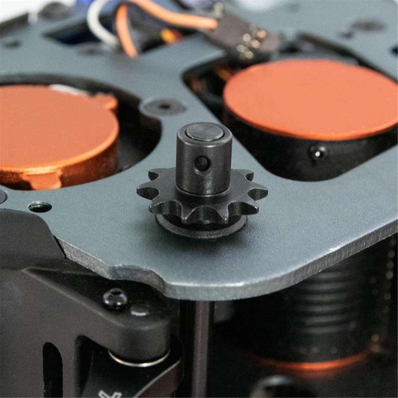 for 1/4 Promoto-MX Remote-Controlled Motorcycle Front Gear 10T Rear Gear 36T Chain Accessory