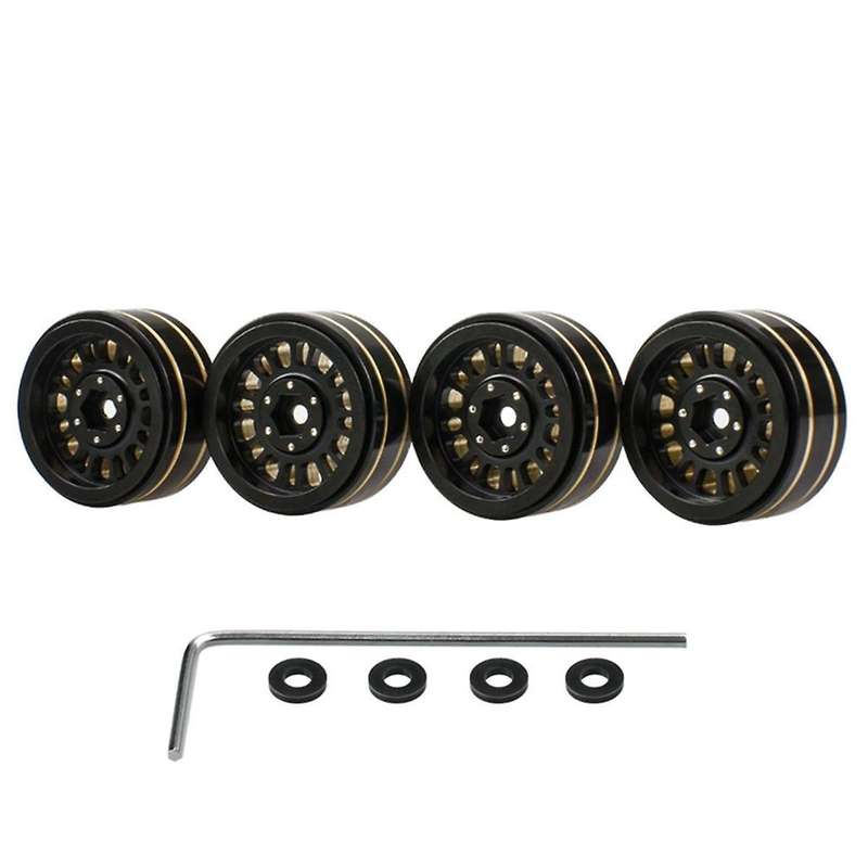 for 1/18 Trx4m 1.2inch Brass and Wheels 1/24 Scx24 Fms A