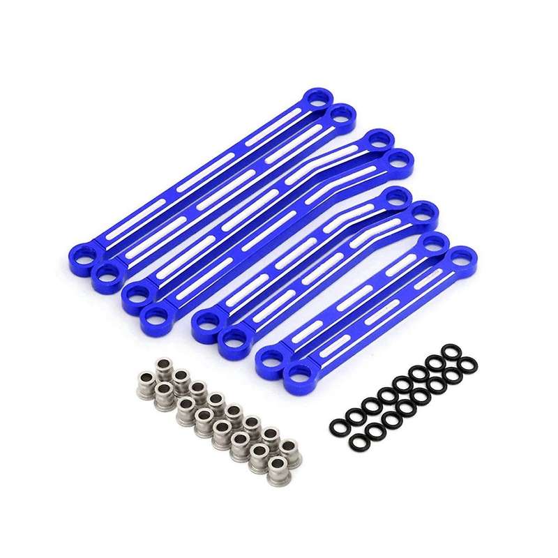 for 1/18 -4m Horse Upgraded Aluminum Alloy Tie Rod,blue