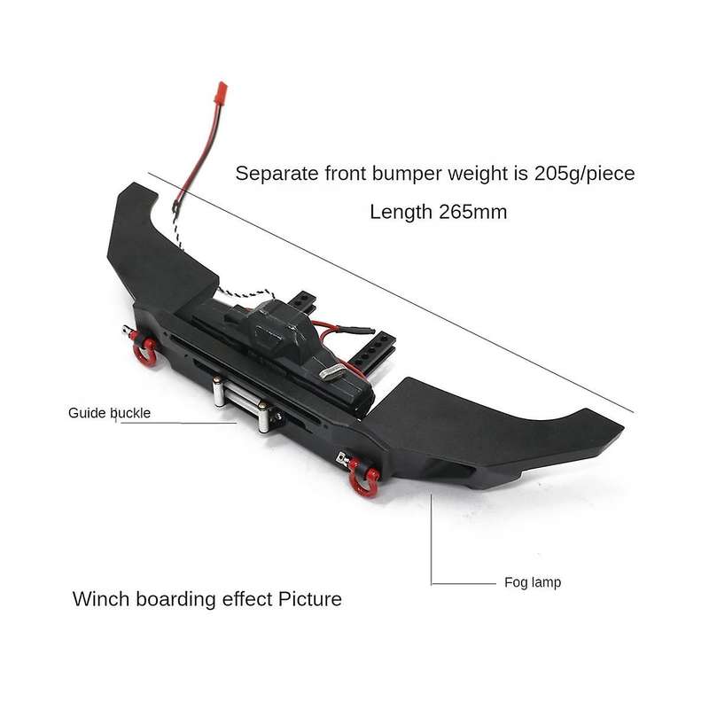 for 1/8 Yk4083 Upgrade Of Model,metal Front Bumper with Light Can Be Installed with Controller.