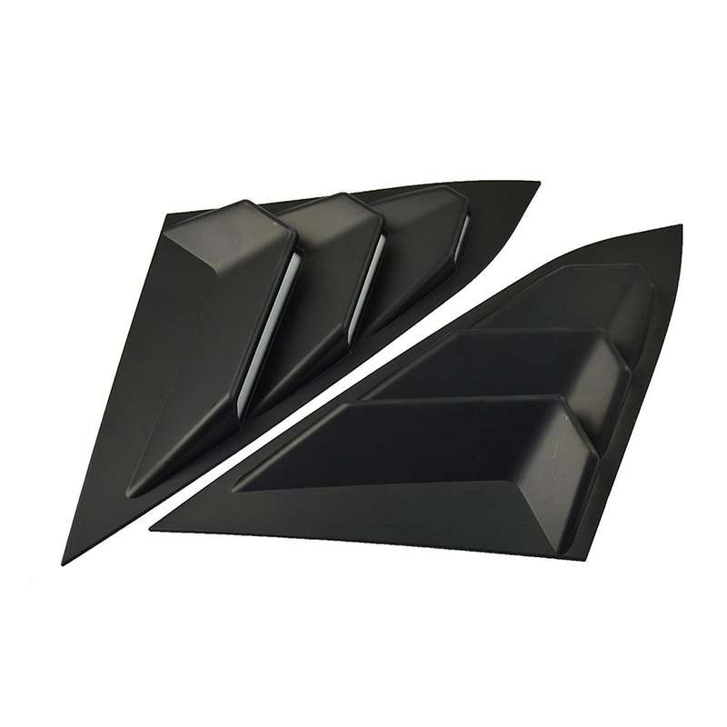for 10th Gen 2016-2021 Sedan Rear Side Window Louvers Scoop Shades Cover Trim Blinds