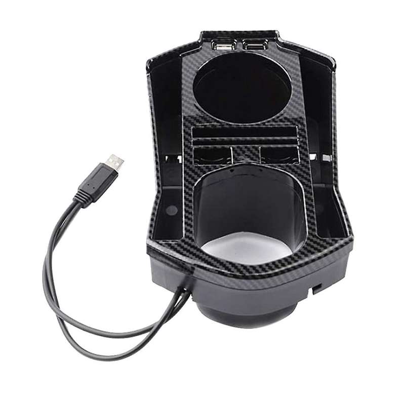 for 10Th 2016-2020 Central Console Cup Holder Armrest Storage Box Organizer with USB Charging Access