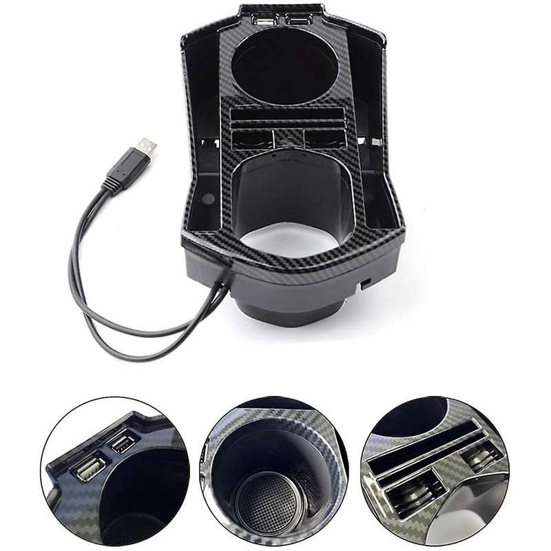 for 10Th 2016-2020 Central Console Cup Holder Armrest Storage Box Organizer with USB Charging Access