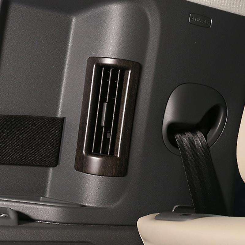 for 110 2020 ABS Oak Wood Grain C-Pillar Air Outlet Frame Trim Car Accessories
