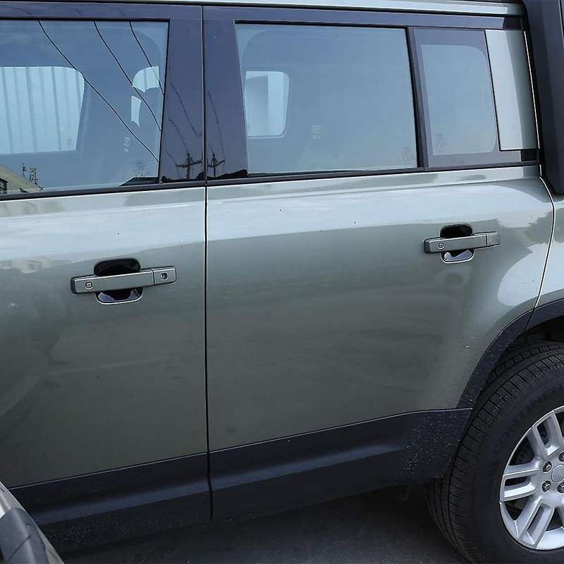 for 110 2020-2022 Car Grab Door Handle Bowl Cover Trim Decoration Stickers Accessories, Black