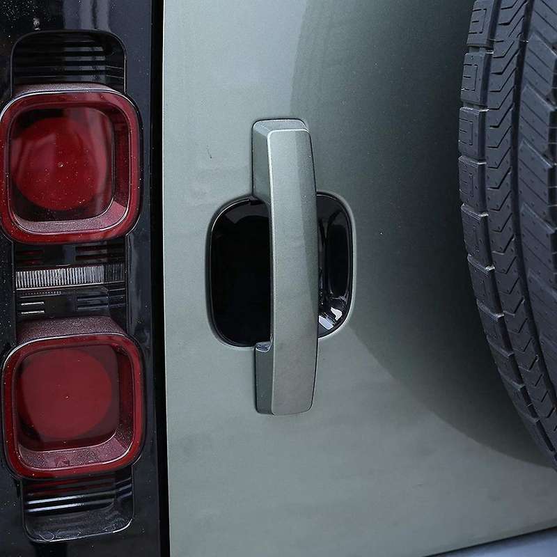 for 110 2020-2022 Car Grab Door Handle Bowl Cover Trim Decoration Stickers Accessories, Black