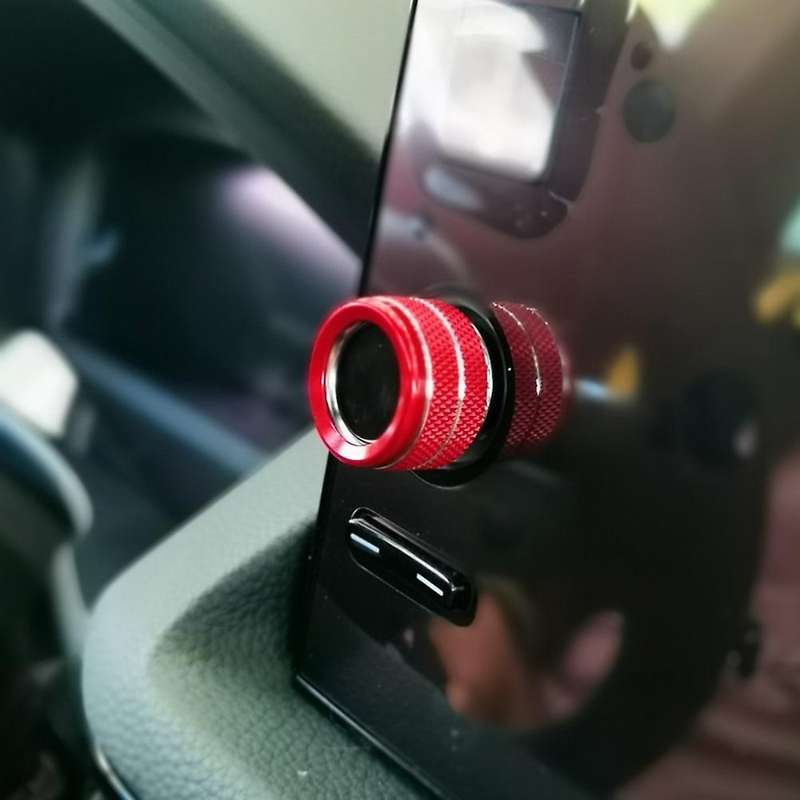 for 11Th 2022 Air Condition Volume AC Knob Cover Engine Start Button Switch Cover Trim Ring Accessor