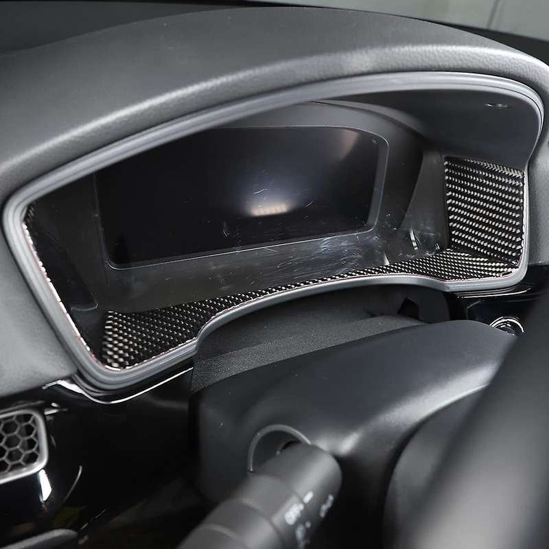 for 11Th 2022 Carbon Fiber Instrument Panel Dashboard Sticker Cover Trim Decal Interior Accessories