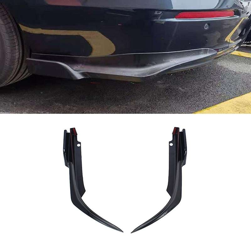 for 11Th 2022 Car Rear Bumper Lip Angle Diffuser Side Spoiler Guard Scratch Protector