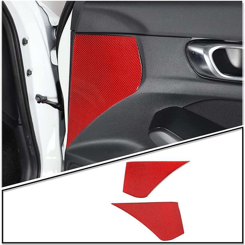 for 11Th 2022 Carbon Fiber Car Front Inner Door Panel Sticker Door Armrest Cover Trim Decal Accessor