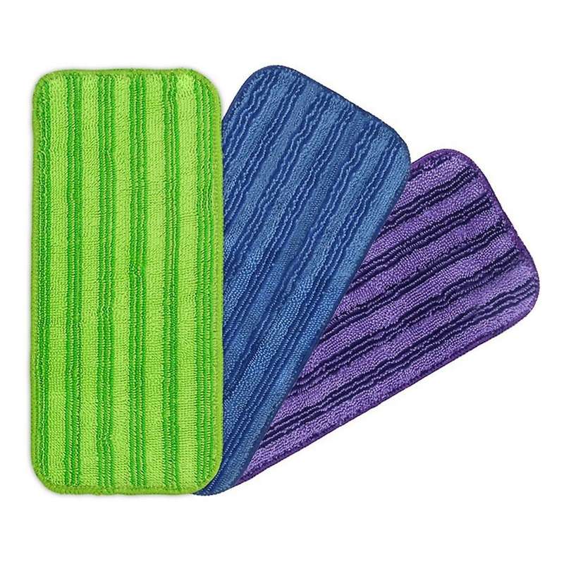 for 12 Inches WetJet Mop Reusable Mop Pads Refills Microfiber Mop Refill Pads Wet Dry Mop Replacemen