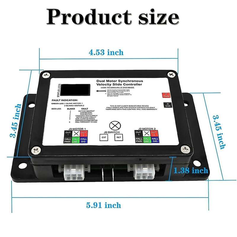 for 13398-D0 Dual Motor Synchronous Velocity Slide Controller V-Sync II