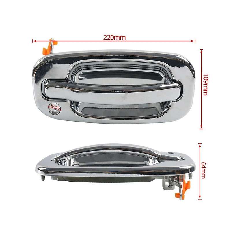 for 15034986 Front Right Exterior Door Handle Car Electroplating Door Handle Car Door Decor Accessor