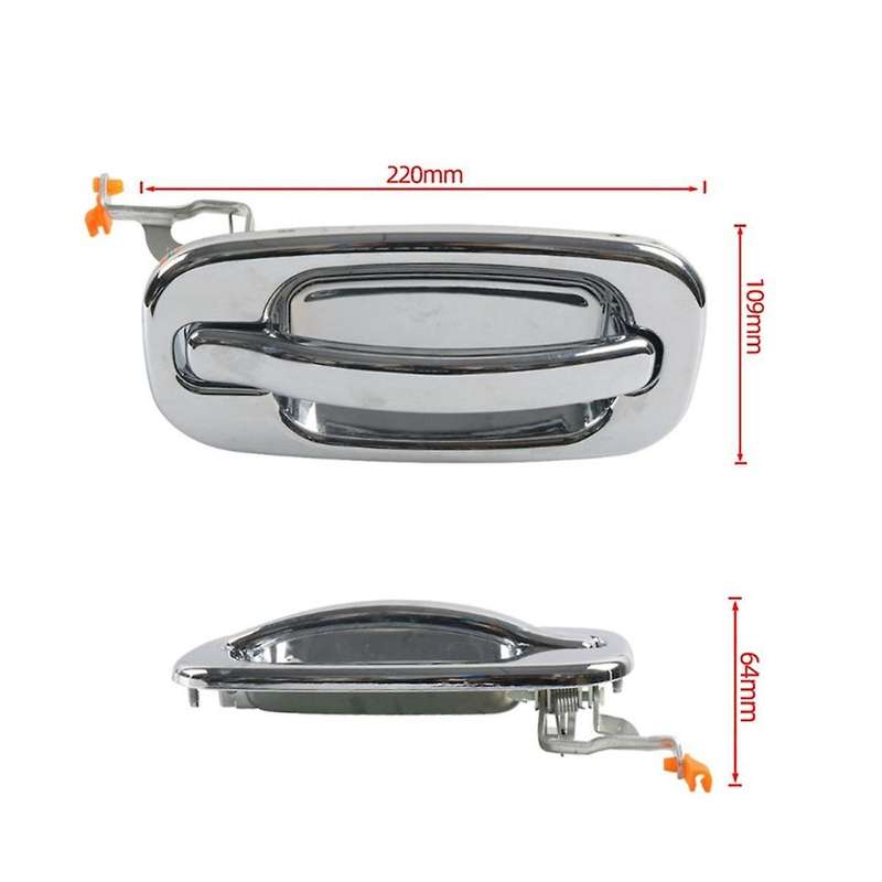 for 15107656 Rear Right Exterior Door Handle Car Electroplating Door Handle Car Door Decor Accessori