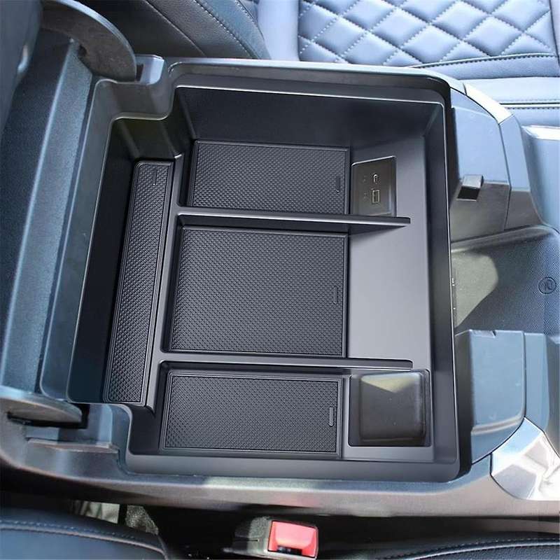 for 1500 2022-2024 Center Console Organizer Armrest Storage Box Insert Tray Accessories