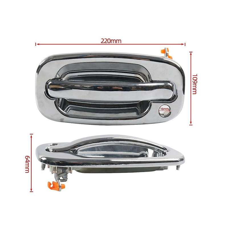 for 15034985 Front Left Exterior Door Handle Car Electroplating Door Handle Car Door Decor Accessori