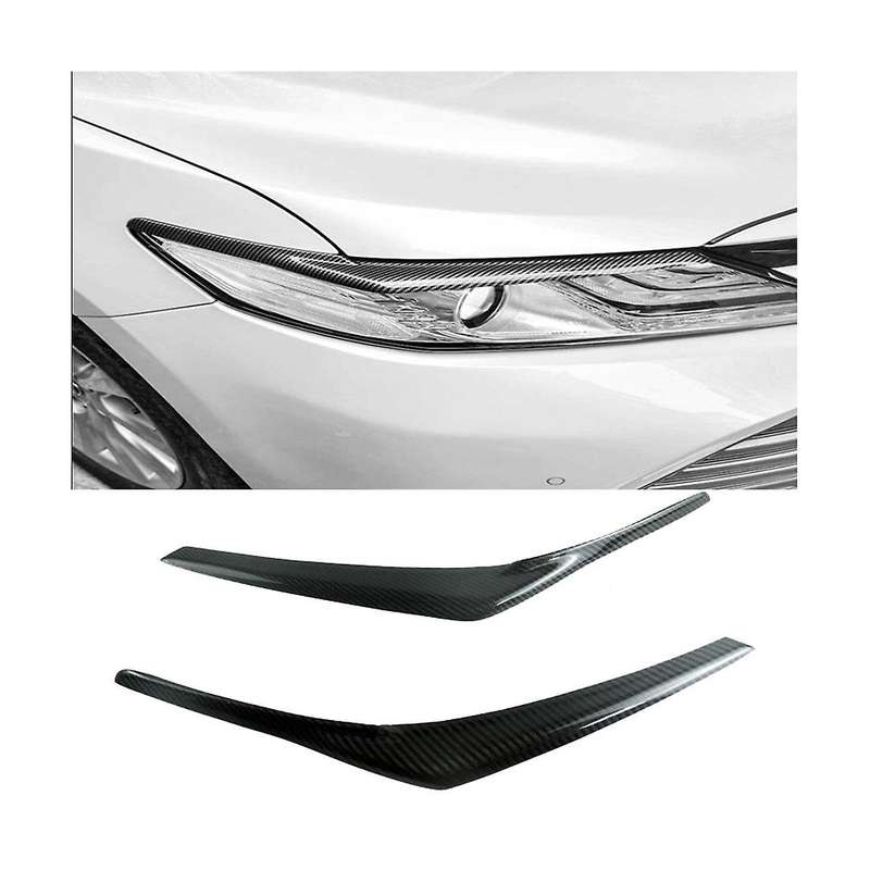 for 18-21 Eight Generation Carbon Fiber Modified Lamp Eyebrows Eye Brows Headlights Decorative Ligh