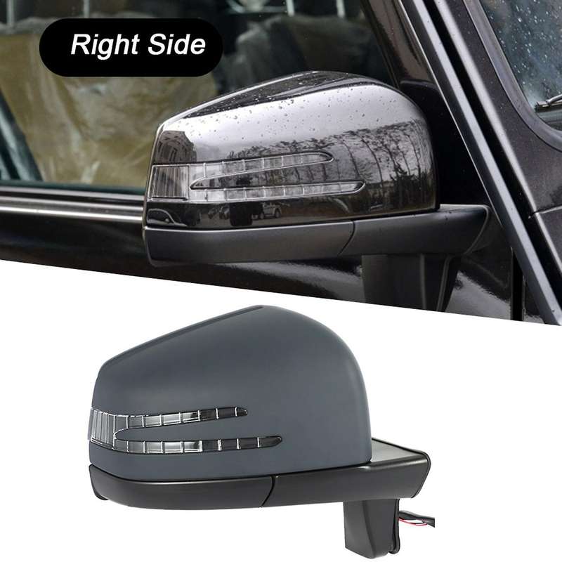 for 1992-2017 W463 G Class G500 G550 G63 G65 Right Side Door Rear View Power Mirror Assembly Paintab