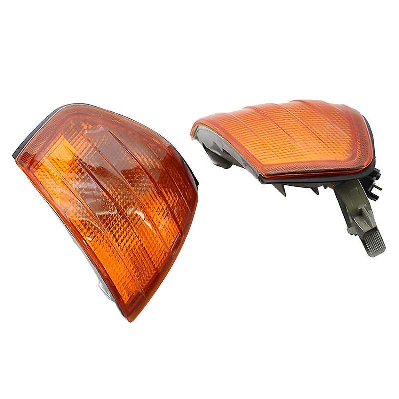for 1994-2000 W202 C220 C230 C36 Set of 2 Turn Signal Assemblies Side Lens 2028261243 2028261143
