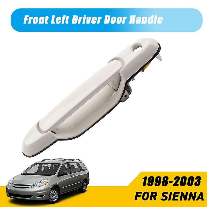 for 1998-2003 Sienna Front Left Driver Outside Exterior Door Handle White 69220-08010 New