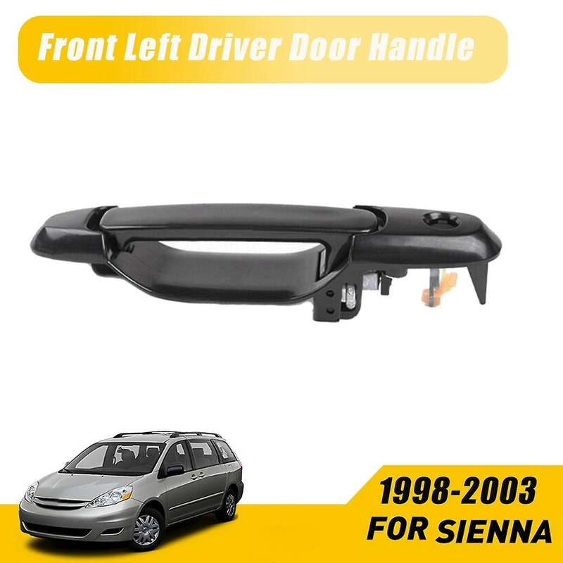 for 1998-2003 Sienna Front Left Driver Outside Exterior Door Handle Black 69220-08010 New