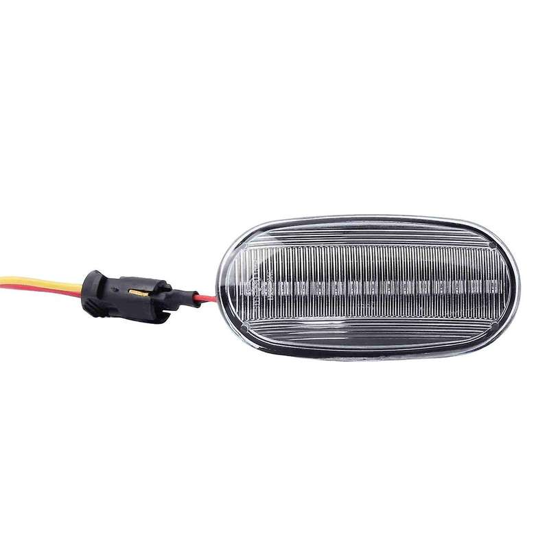 for 1998-2005 Dynamic Side Marker Turn Signal Lights Blinker Indicator Lamp Transparent