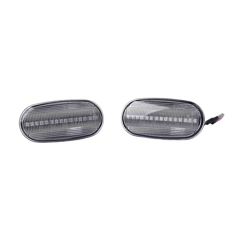 for 1998-2005 Dynamic Side Marker Turn Signal Lights Blinker Indicator Lamp Transparent
